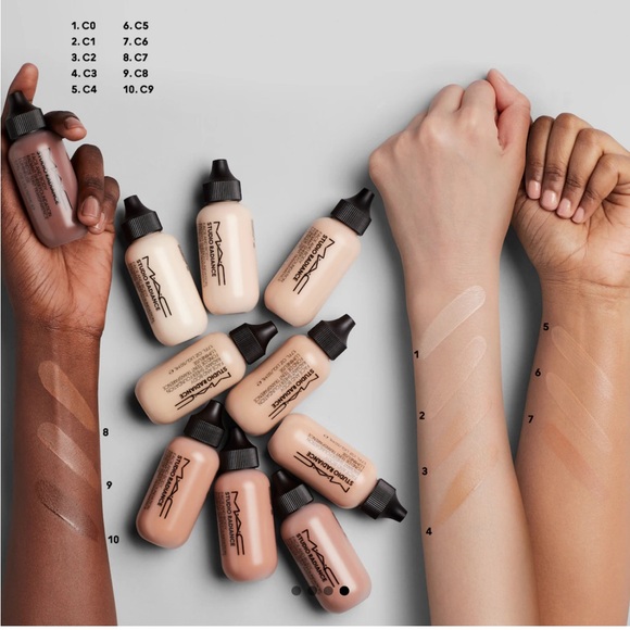 MAC STUDIO RADIANCE FACE AND BODY RADIANT SHEER FOUNDATION c8 NEW in BOX! - Picture 4 of 11